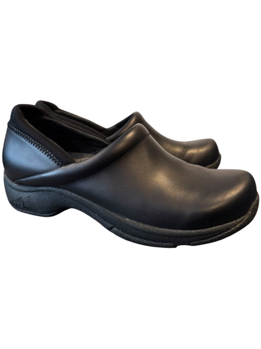 Dansko Kelsey Clogs Women’s 9 EU 40 Black Leather Slip-On Comfort Work Shoes EUC